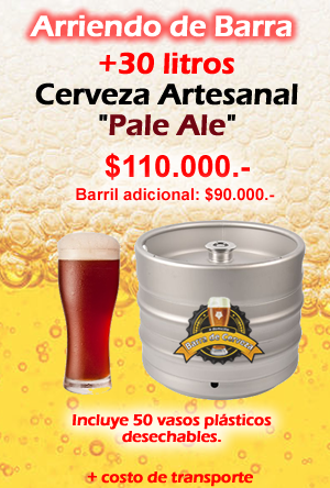 barra de cerveza